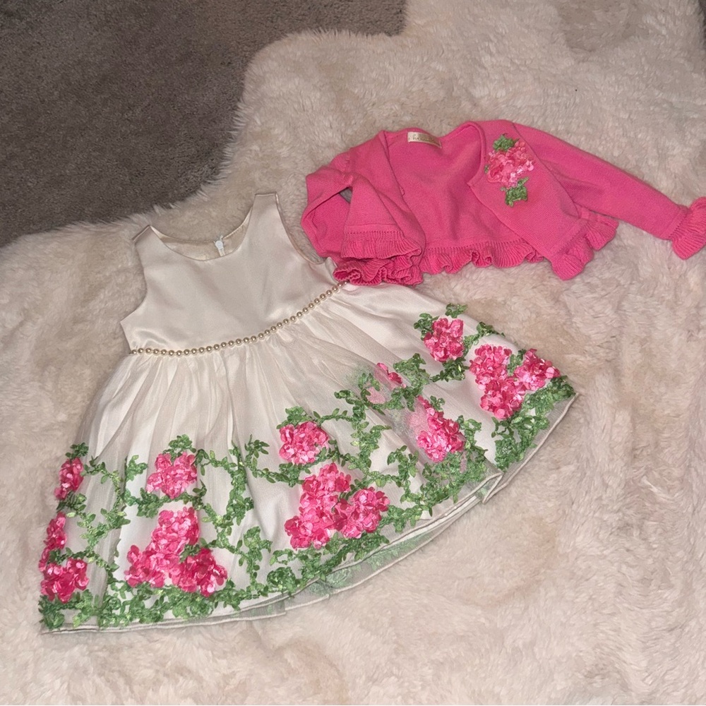 American Princess Dress and Cardigan set